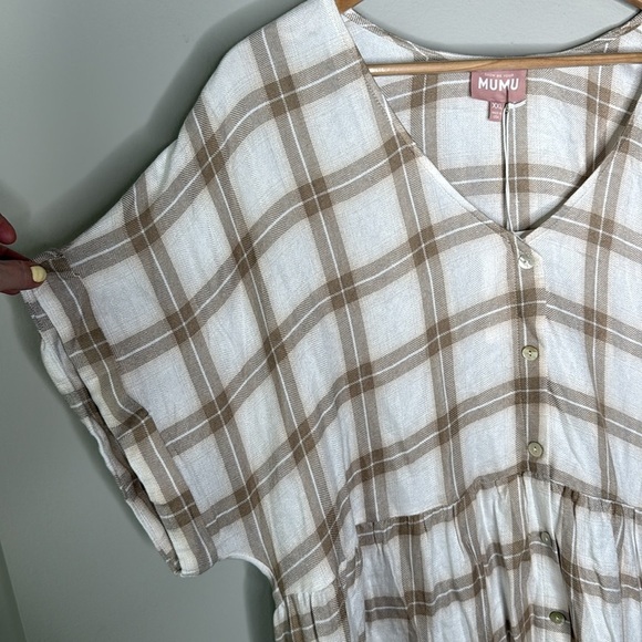 Show Me Your Mumu Odessa Dress in Everyday Plaid Size XXL NWT - Picture 5 of 10